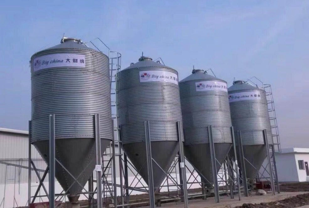 Bulk Bin – 8 Ton Galvanized Feed Storage